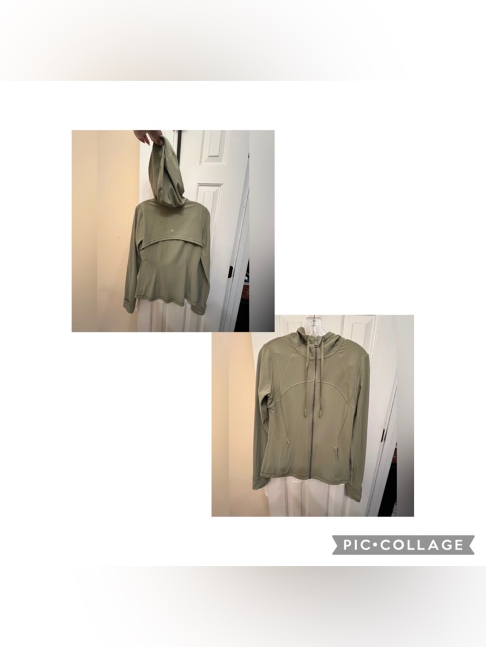 🍋 EUC Lululemon Hooded Define Jacket *Nulu - Rosemary Green (?) - Sz 10